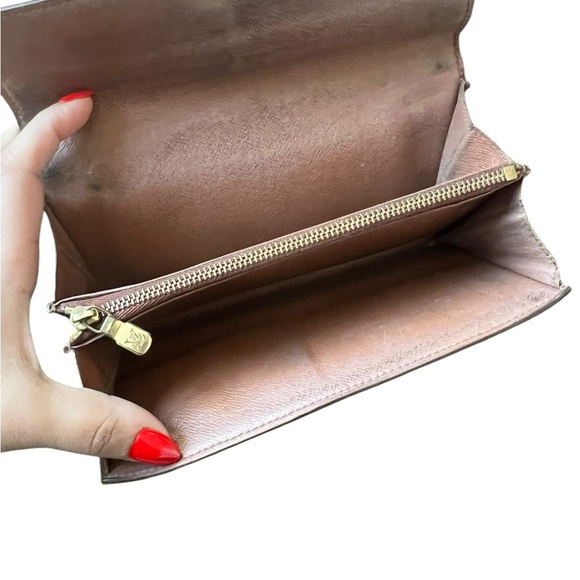 Authentic Louis Vuitton Monogram Portefeuille Sarah Long Wallet! - Picture 10 of 15